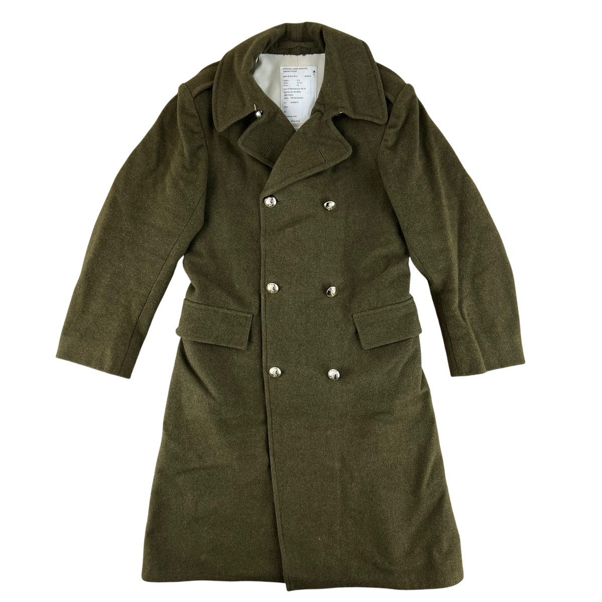 British Army Mounted Regiments Greatcoat - REME -  Medium