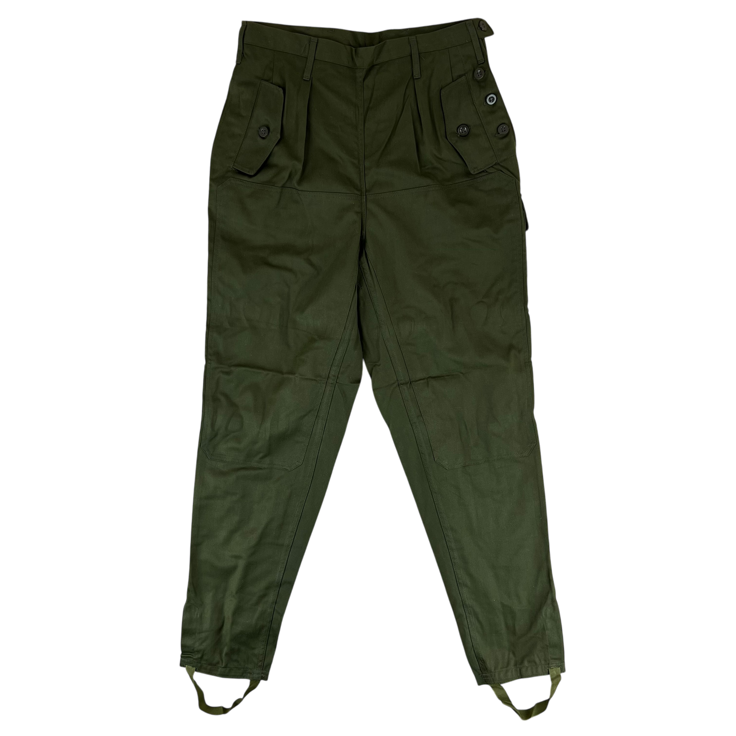Czechoslovak Army M85 Women's Olive Green Trousers - W31 L30.5