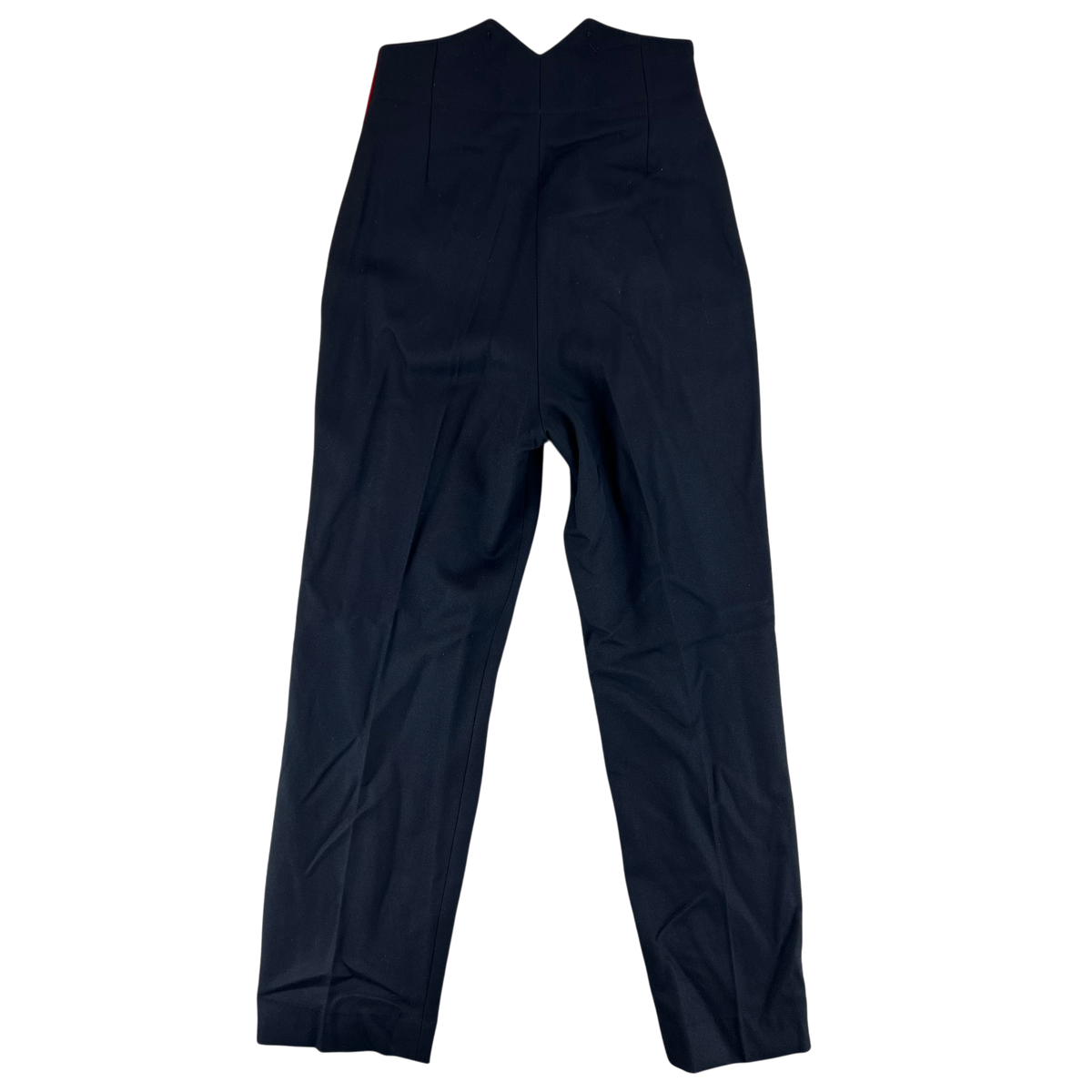British Army Footguards Officers' Black Red Stripe Trousers - W31 L31