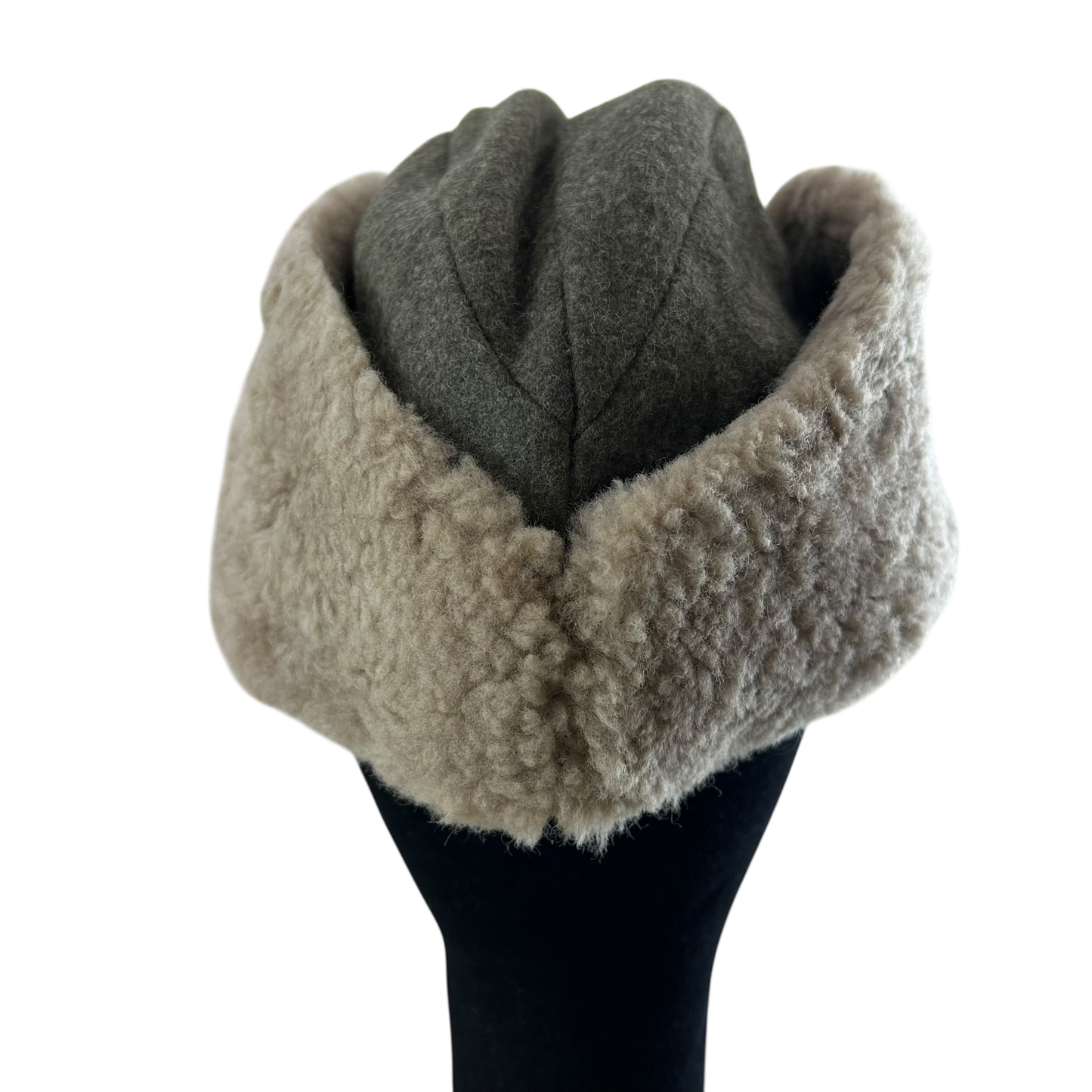 Swedish Army WW2 M43 Wool Ushanka Cap - Small 56cm