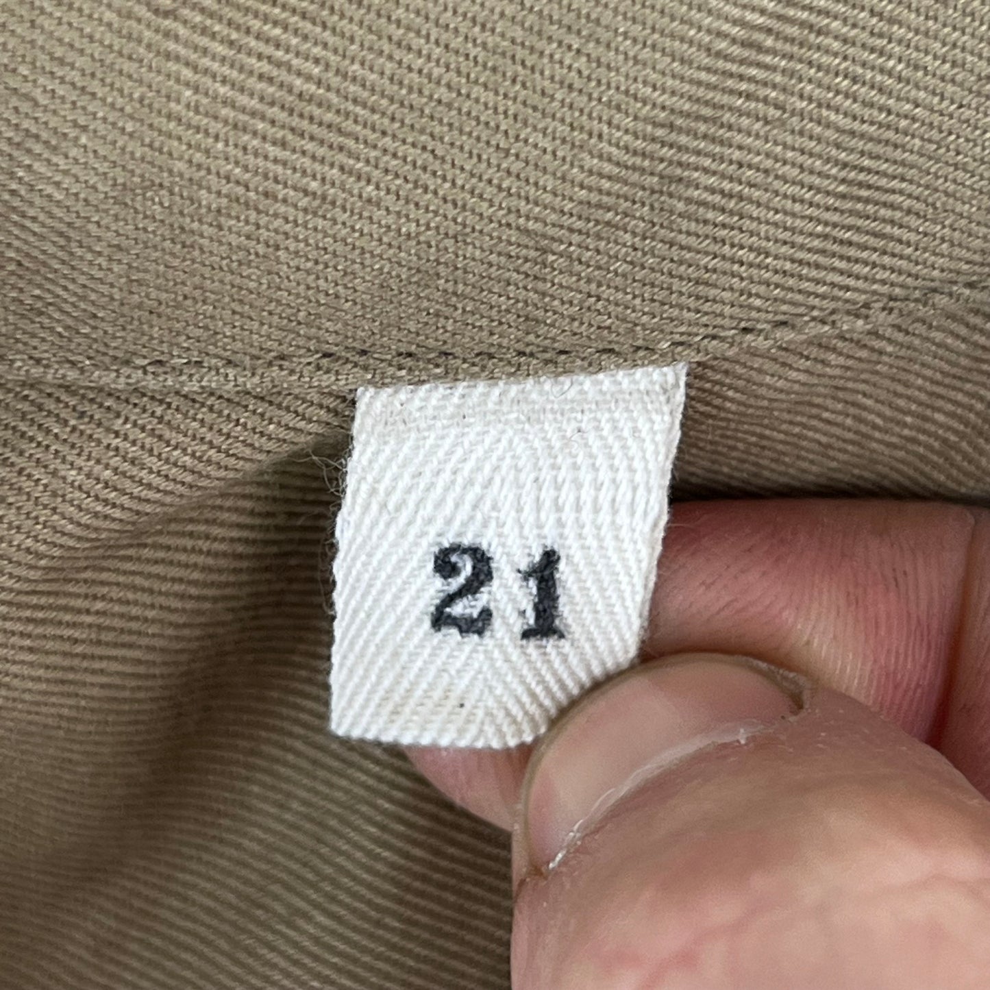 Greek Army M65 Khaki Shirt Long Sleeve - Medium