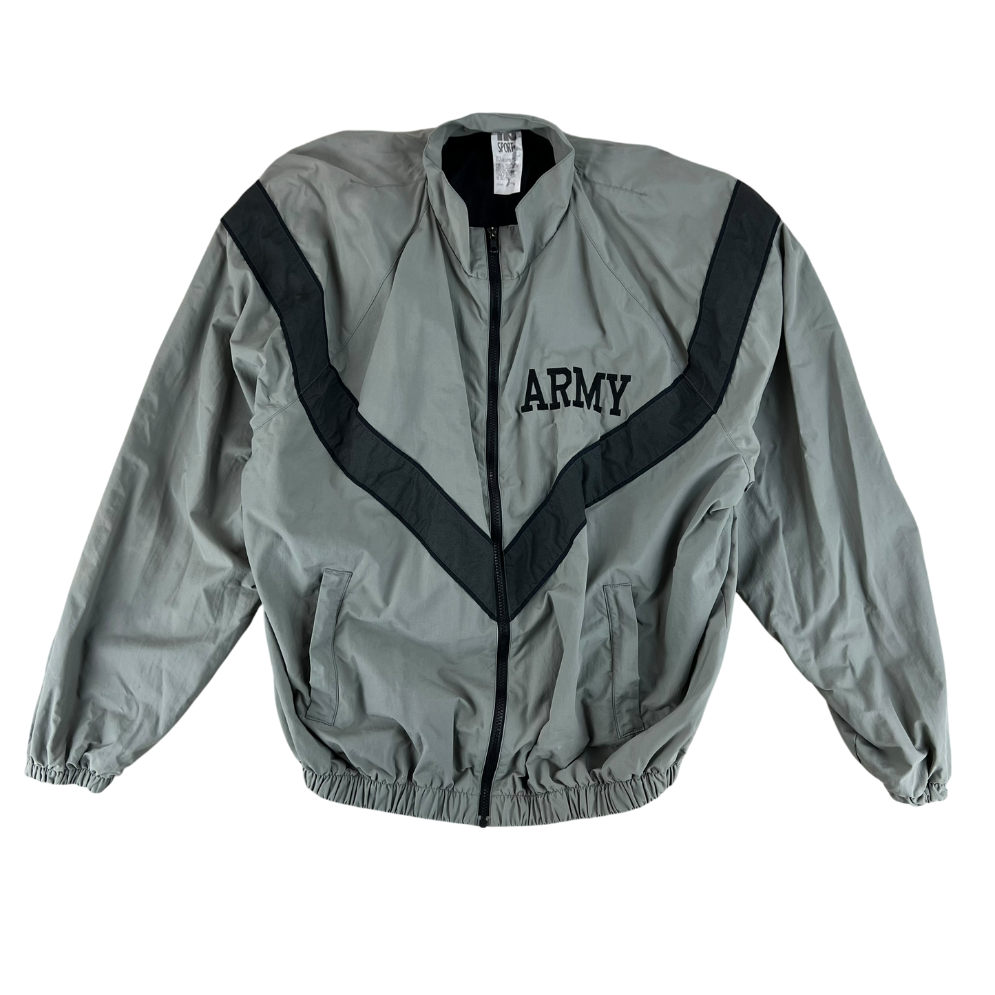 US Army Grey PTU Track Jacket - X Large