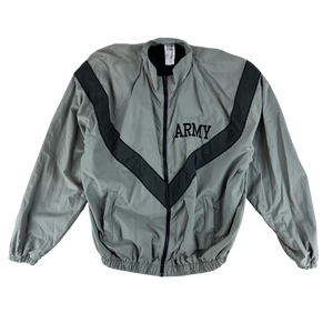 US Army Grey PTU Track Jacket - X Large