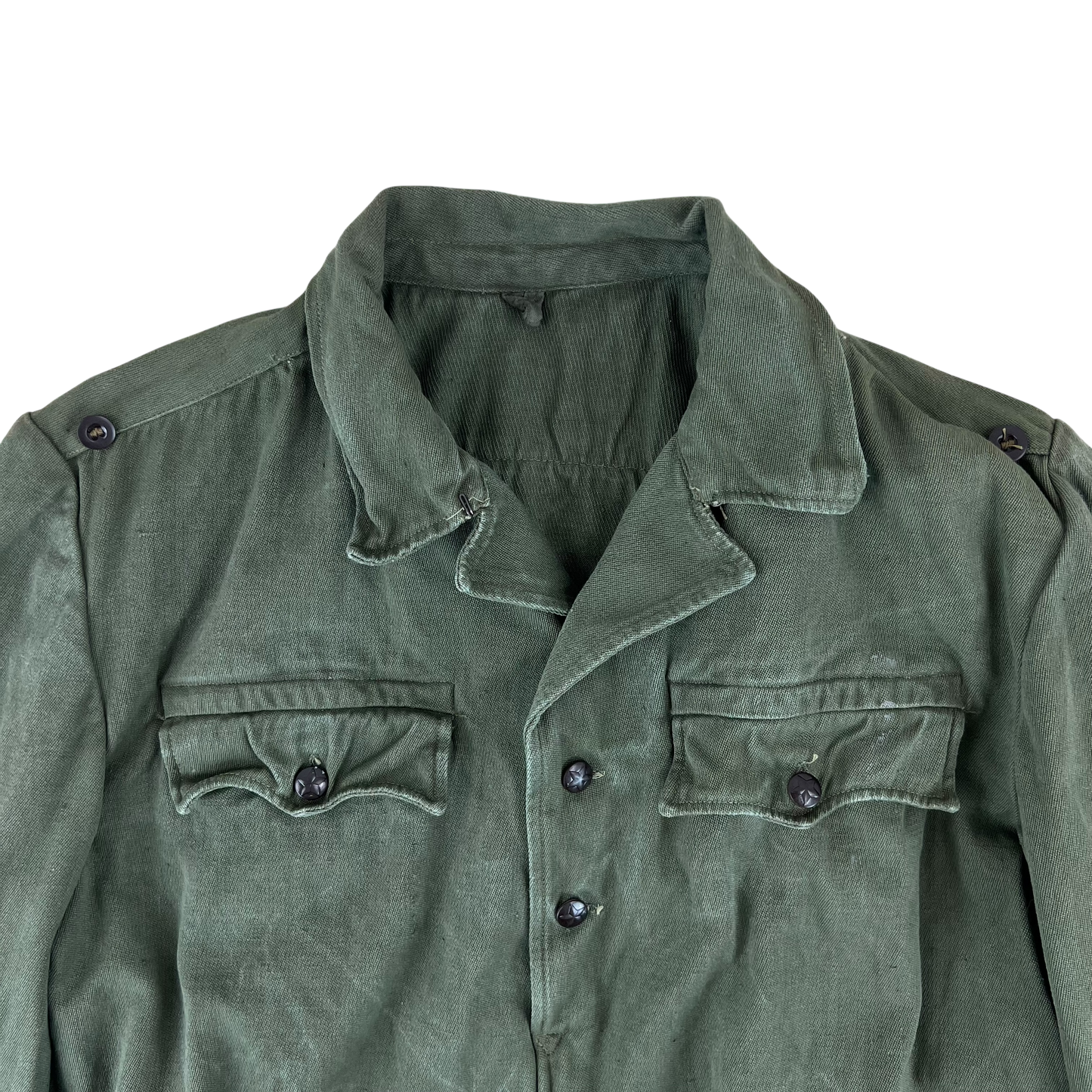 Bulgarian People's Army Olive Drab Cossack Shirt - Large