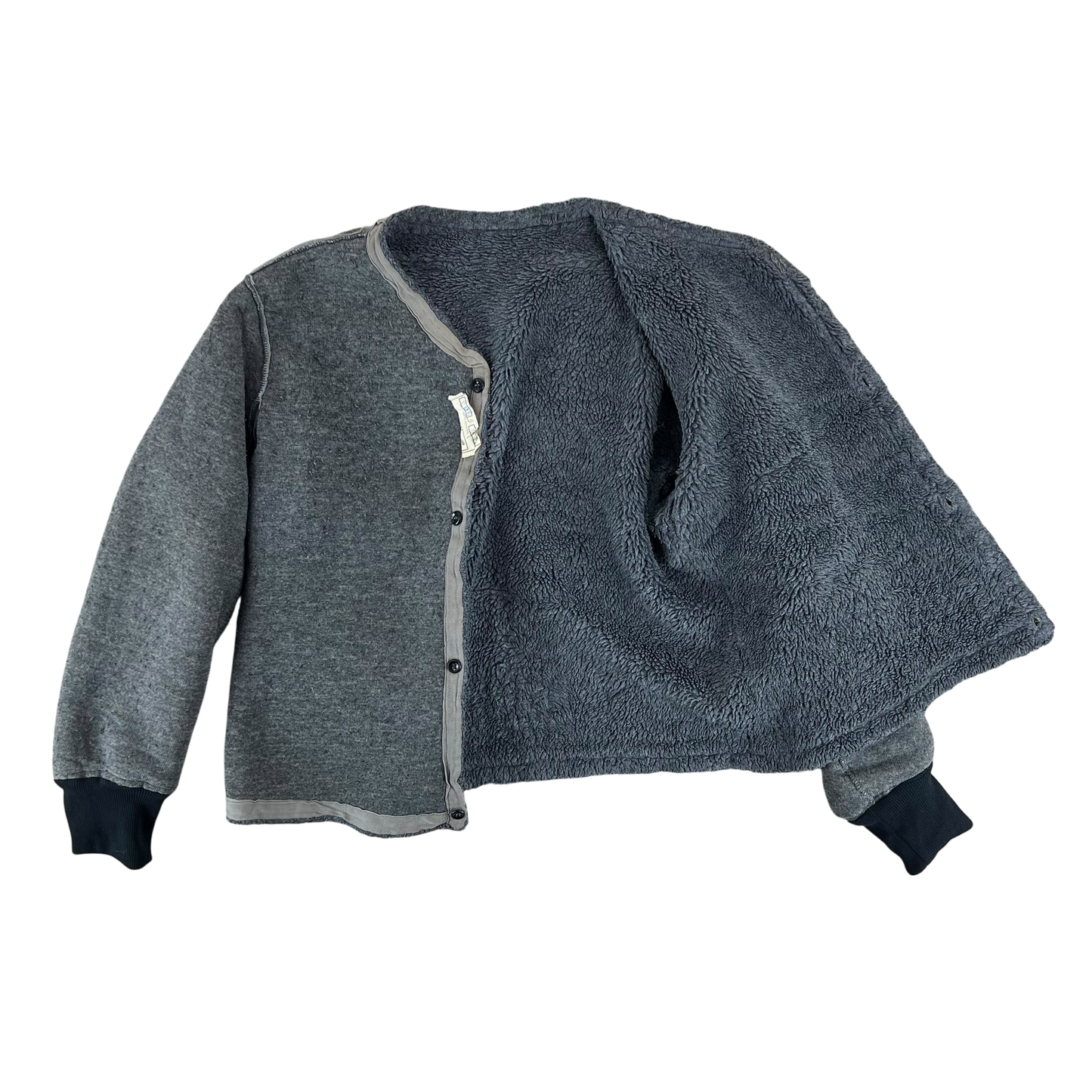 Czech Army Faux Fur Jacket Liner Cardigan M85 - Large