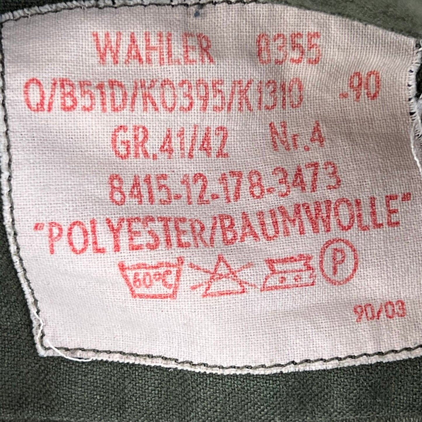 German Army Olive Green Long Sleeve Field Shirt - Large GrNr4