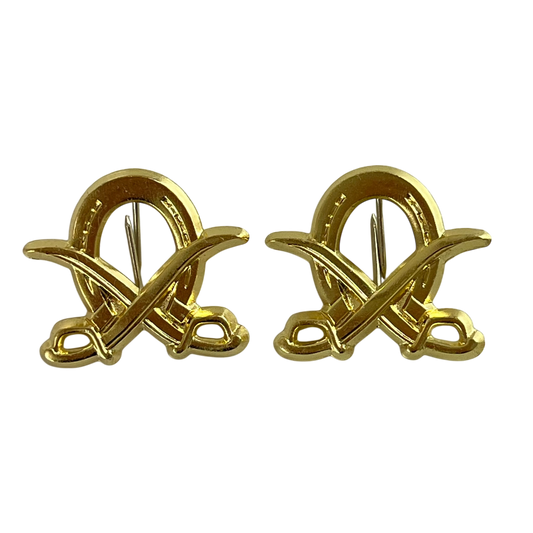 Finnish Army Cavalry Collar Badges