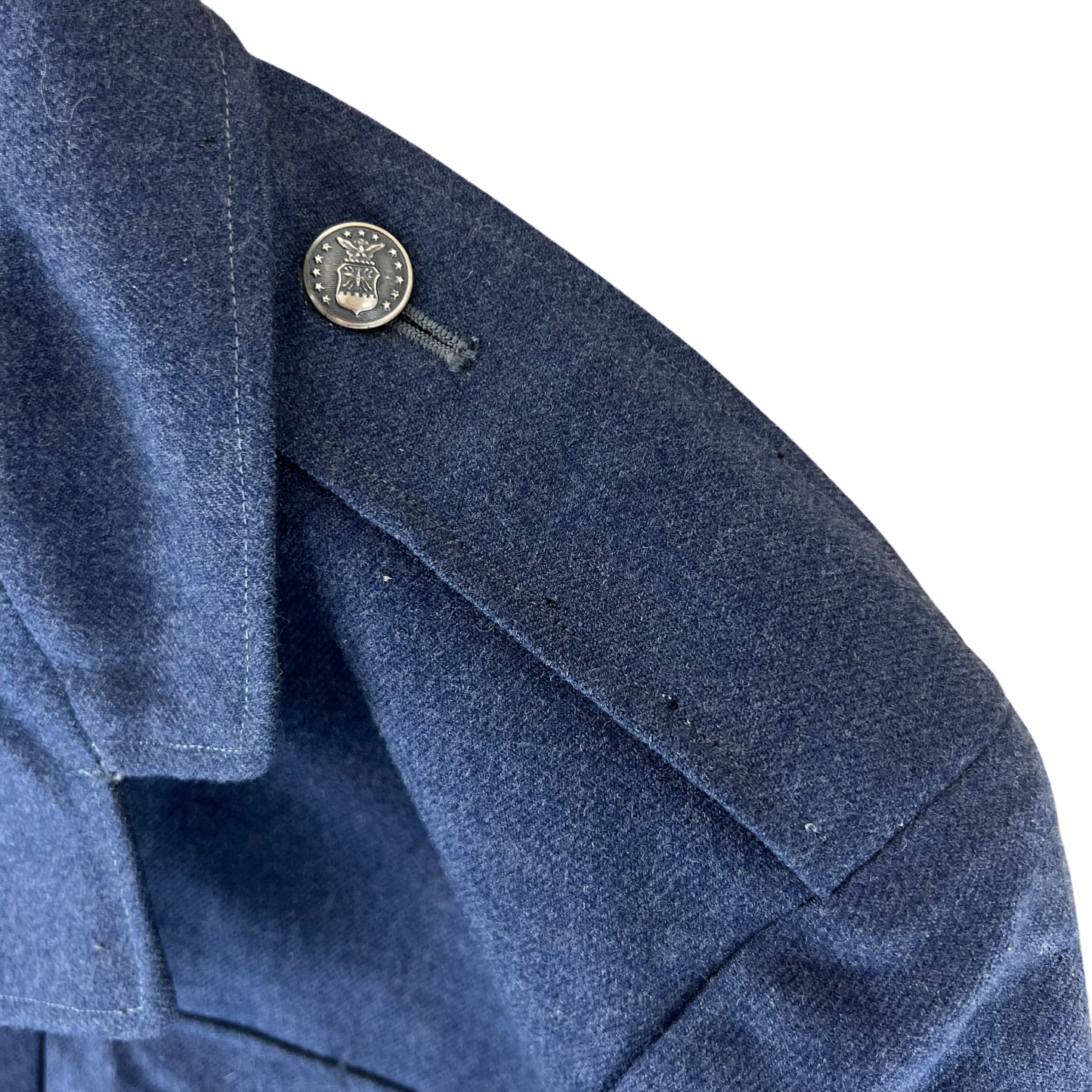 US Air Force 40's Blue Serge Service Dress Jacket - Small 35L