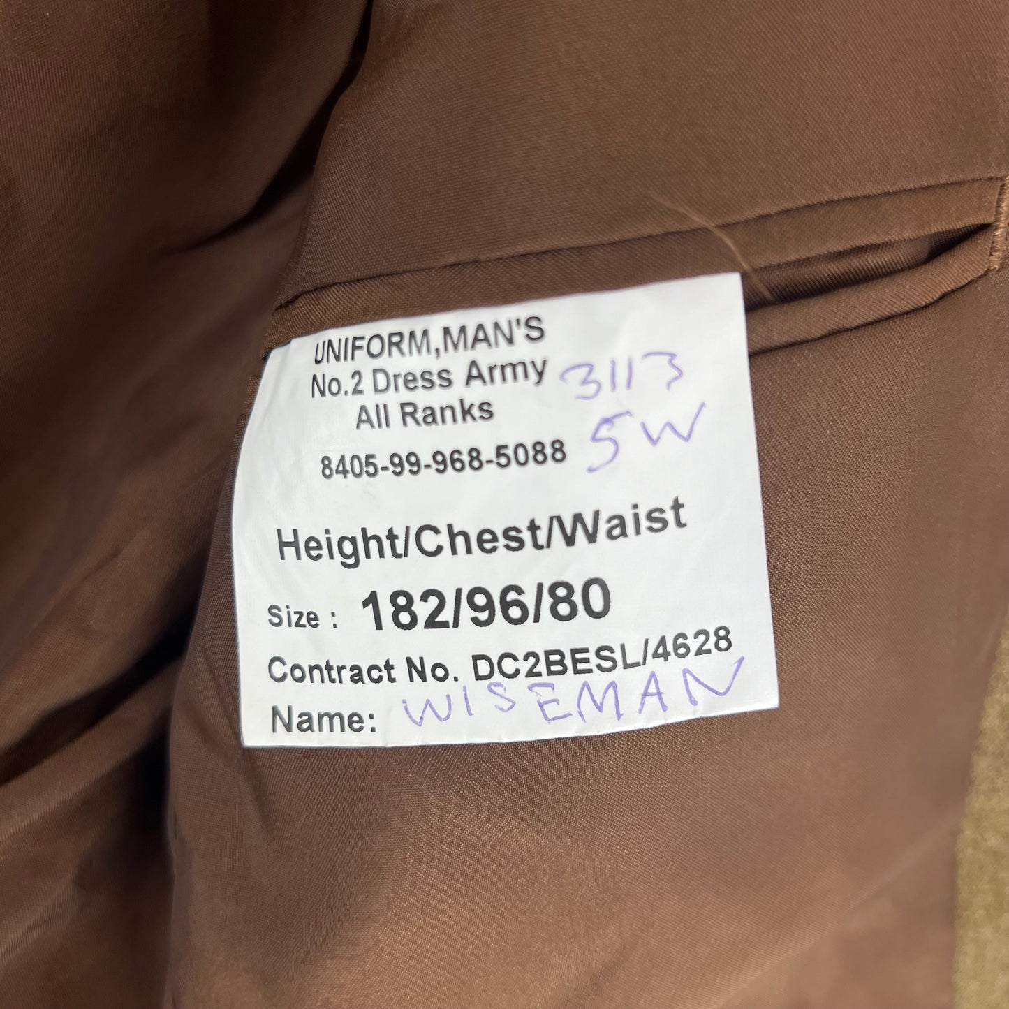 British Army No.2 FAD Dress Jacket - Parachute Regiment - Medium 182/96