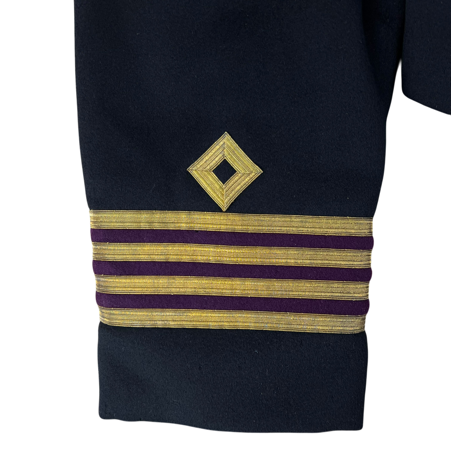 British Royal Navy 70s Mess Dress Jacket - Royal Fleet Auxiliary - Large