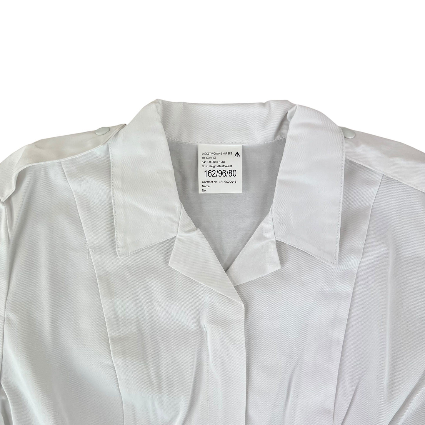 British Army Women's White Nursing Staff Jacket - Medium 162/96