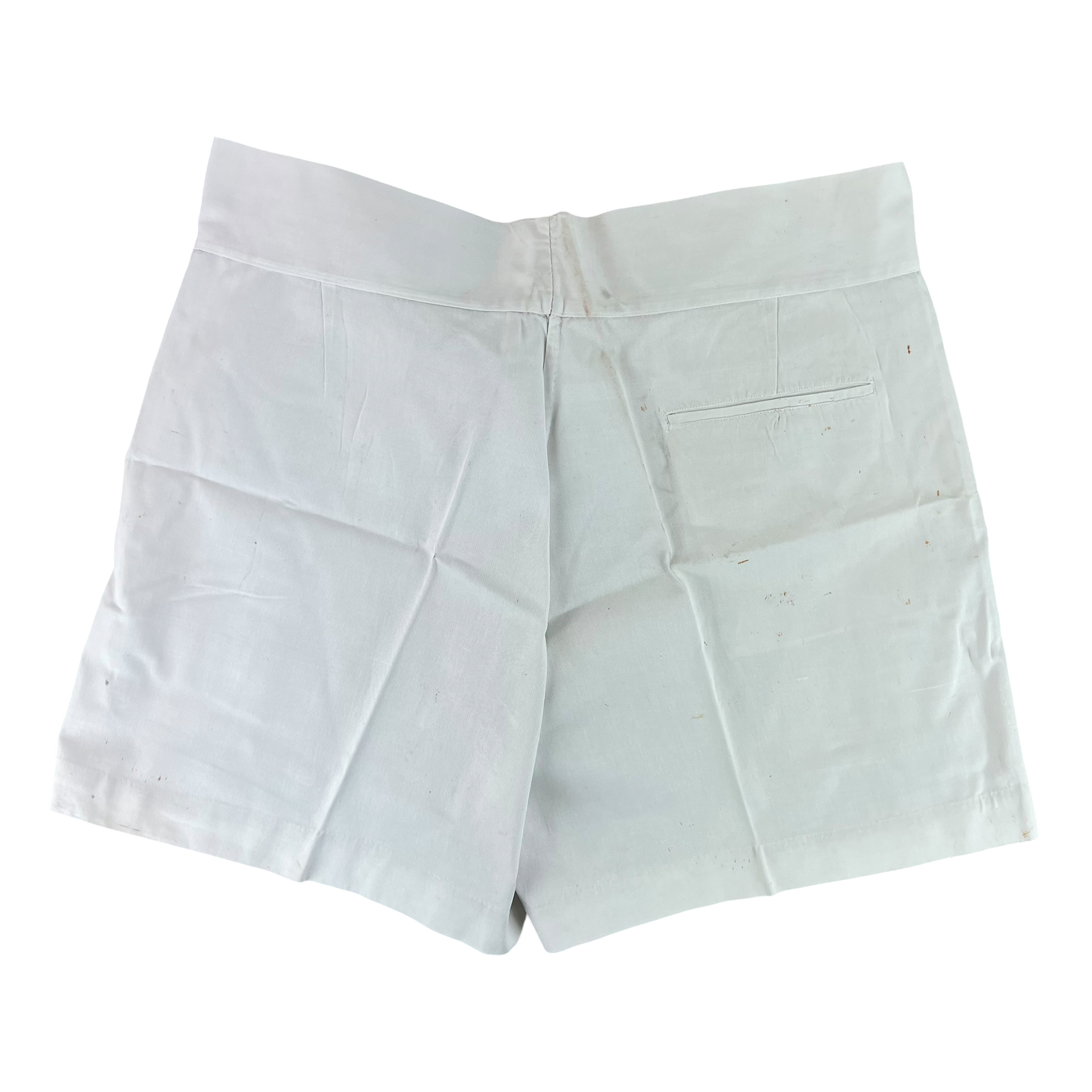 British Merchant Navy 50s Tropical White Shorts - W40