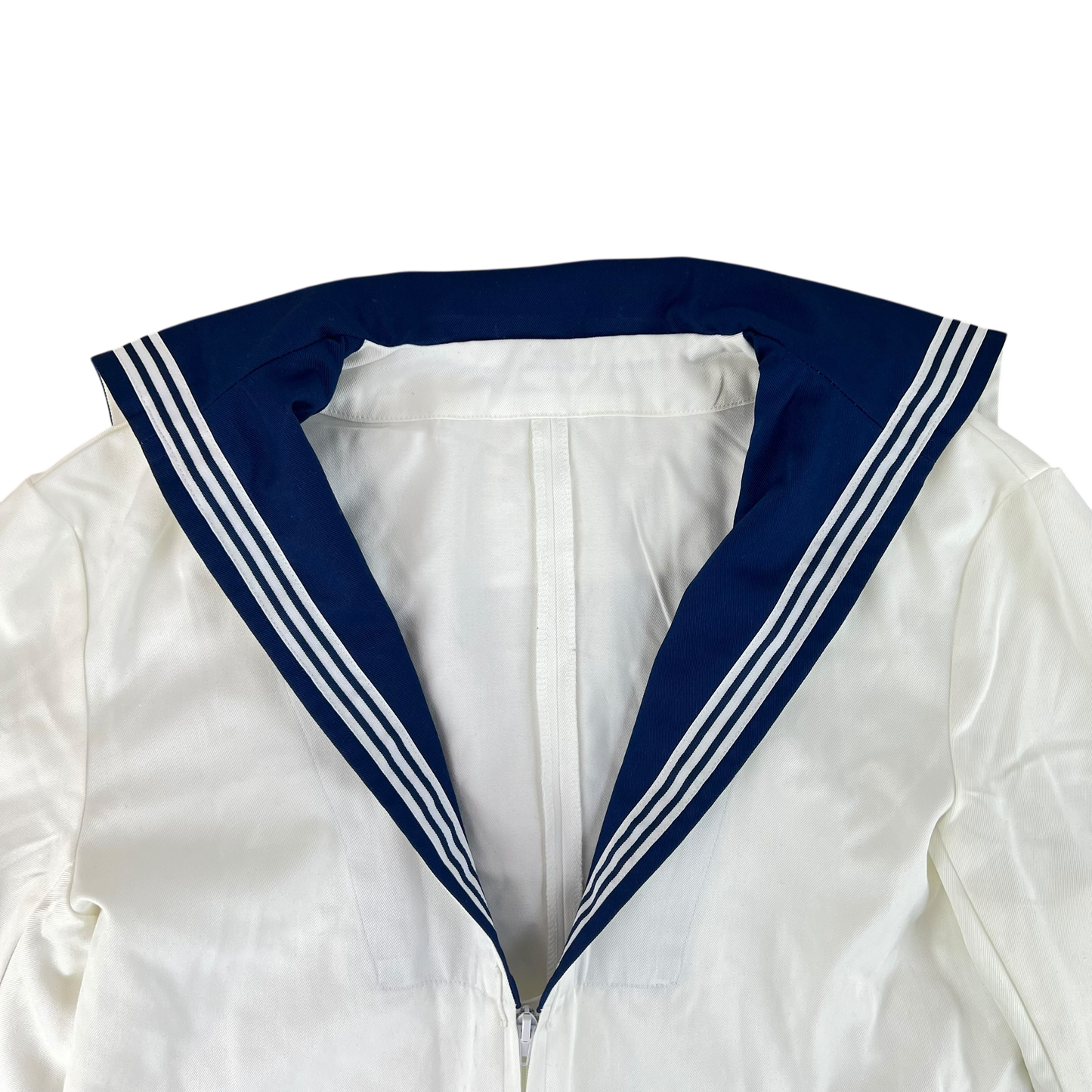 British Royal Navy Class II White Jumper Sailor's Top - Large 182/104