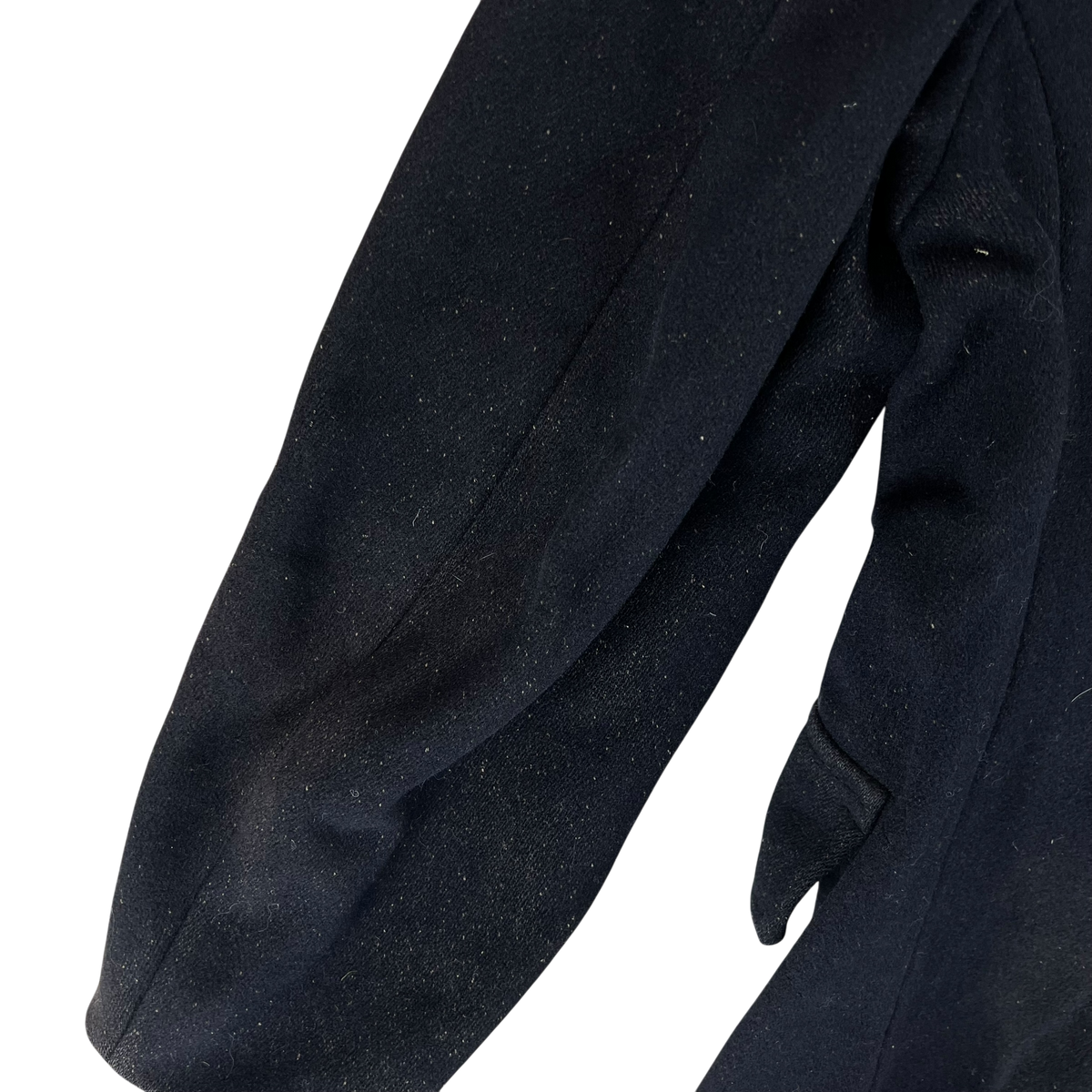 British Army 50s Civil Defence Black Greatcoat - Medium