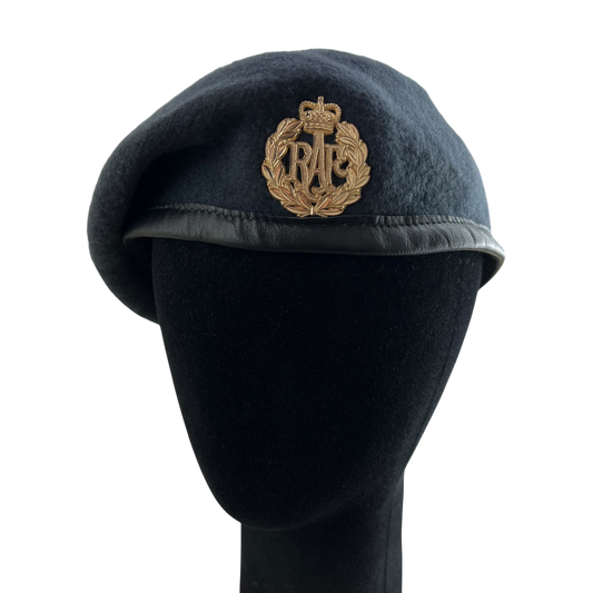 British RAF Beret w/ Badge - Large 59cm