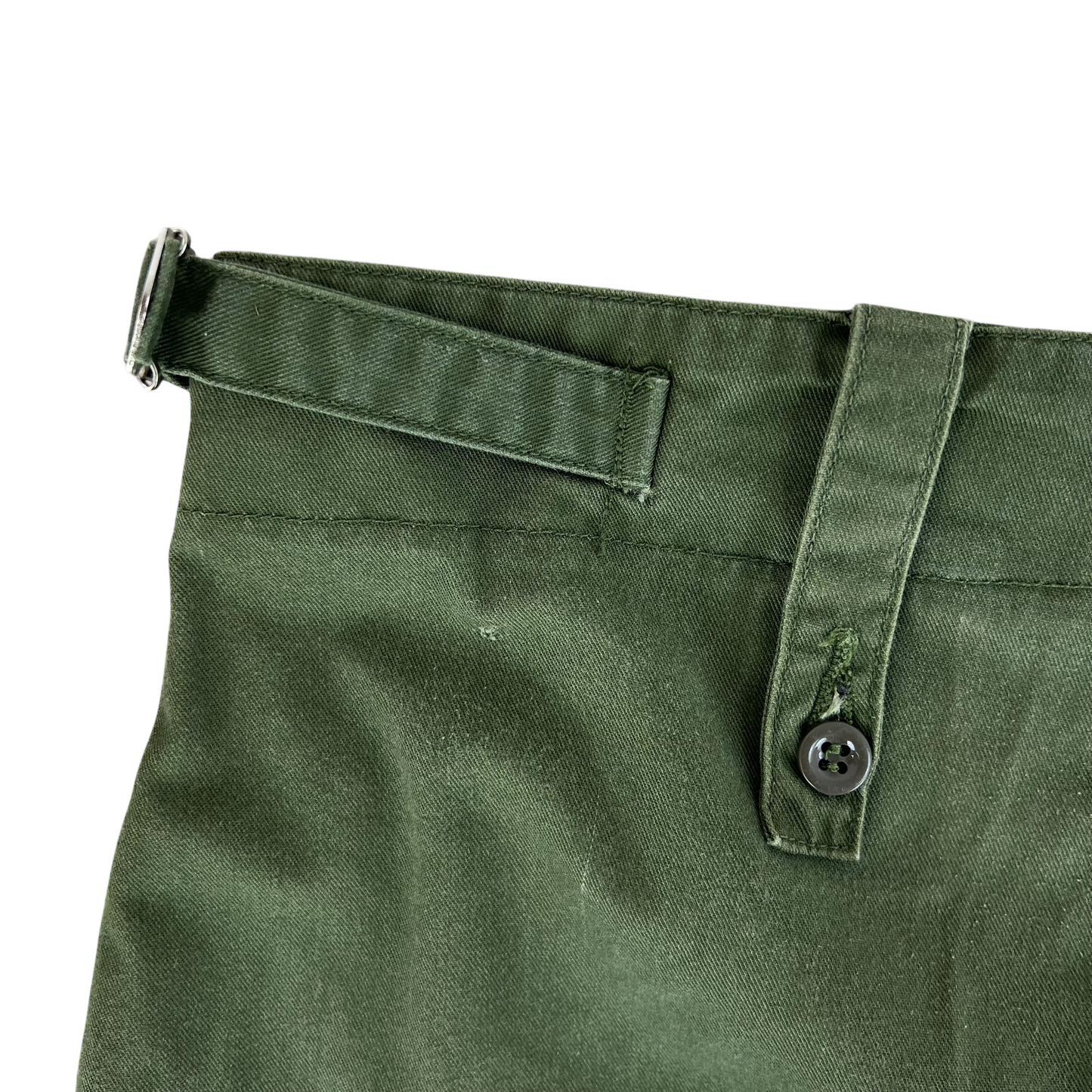 British Army Olive Green Fatigue Work Trousers - W34 L33