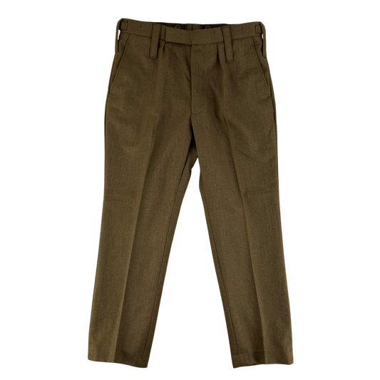British Army No. 2 Dress Pure Wool Brown Trousers - All Sizes