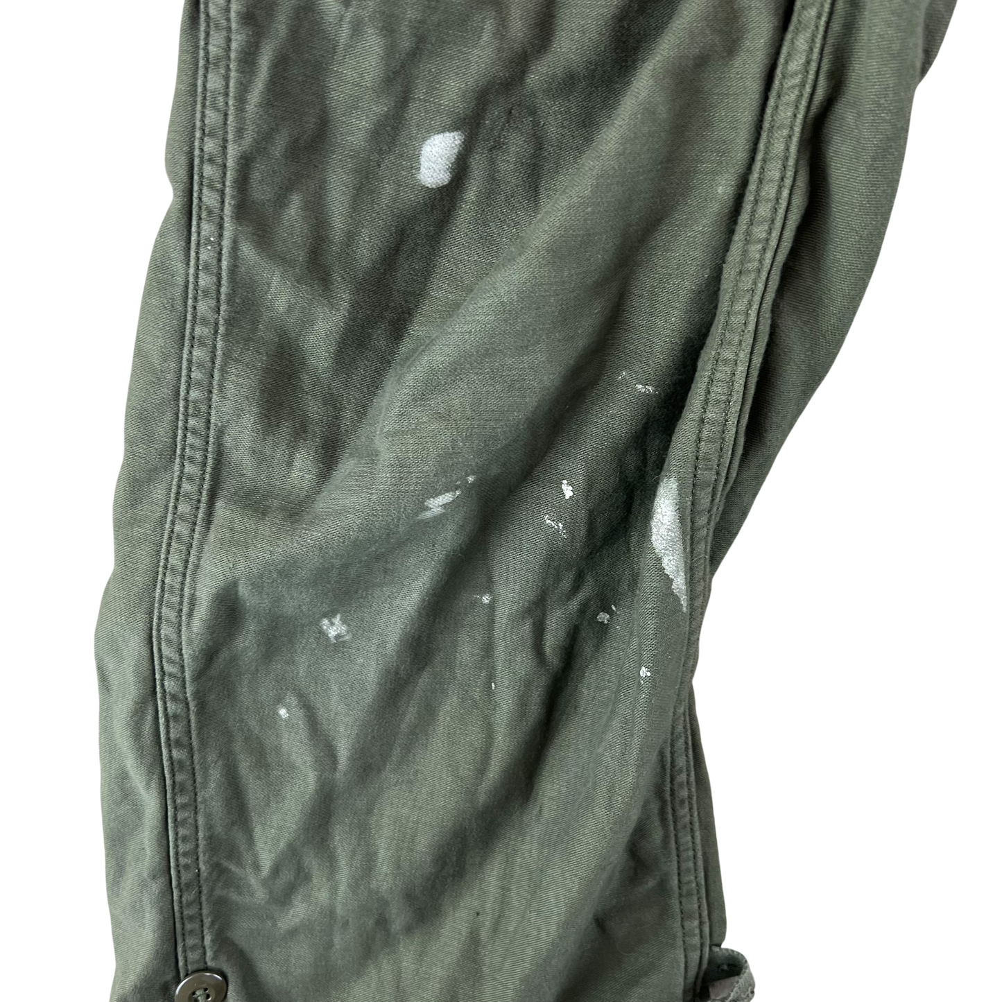 US Army Olive Green Sateen Coveralls - Medium