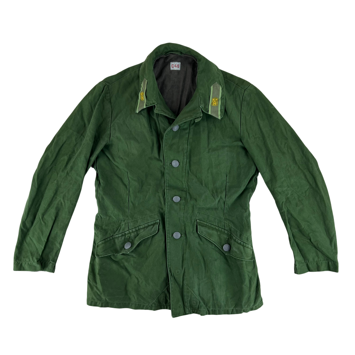 Swedish Army M59 Forest Green Field Jacket - Home Guard - Medium C46