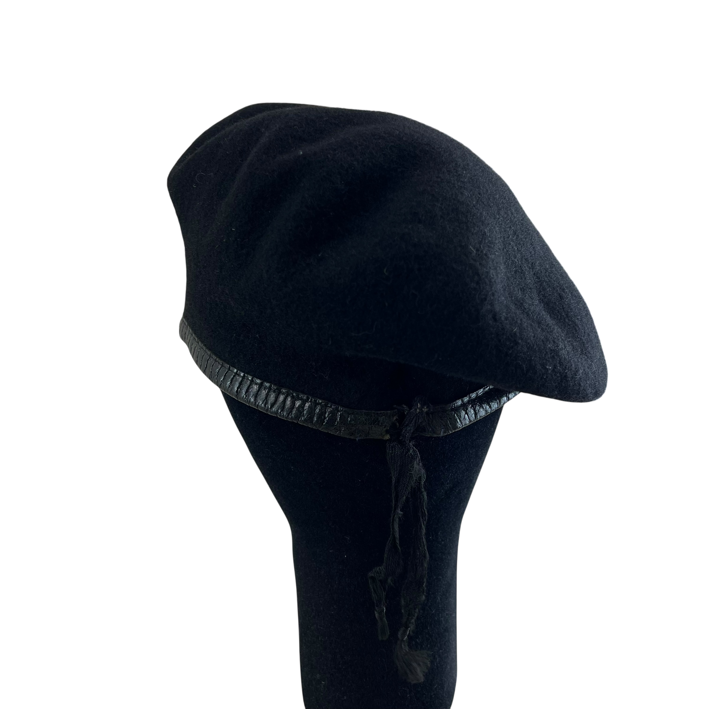 Finnish Navy M83 Black Beret - Medium 58cm