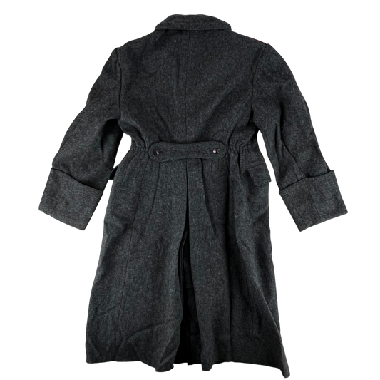 Bulgarian People's Army 50s Grey Wool Greatcoat - Medium