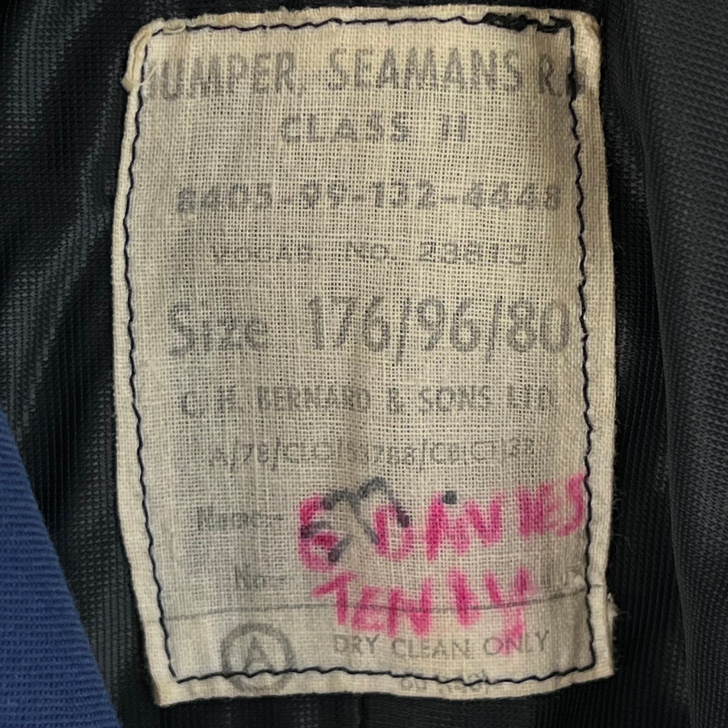 British Royal Navy Class II Jumper Sailor's Top - Medium 176/96