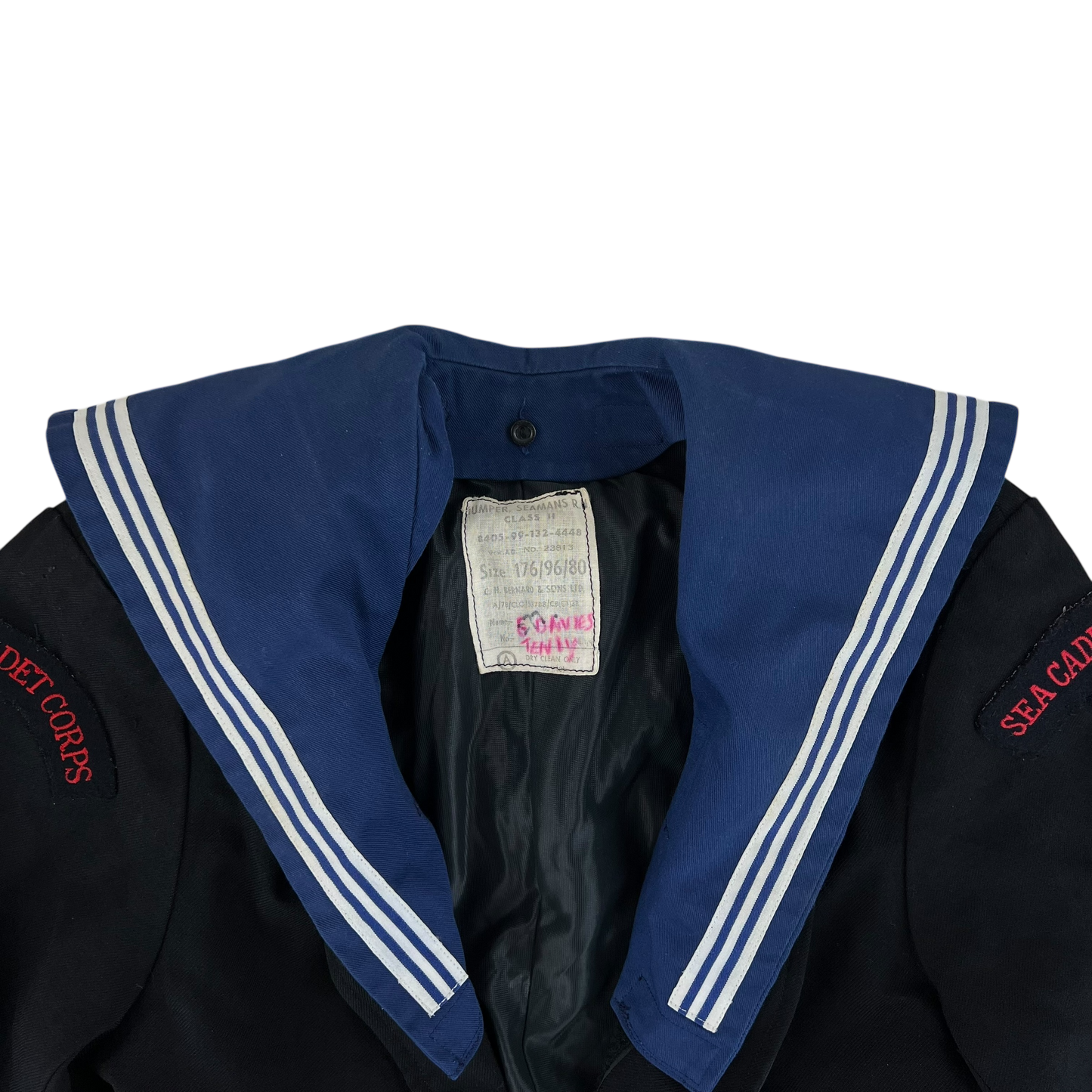 British Royal Navy Class II Jumper Sailor's Top - Medium 176/96