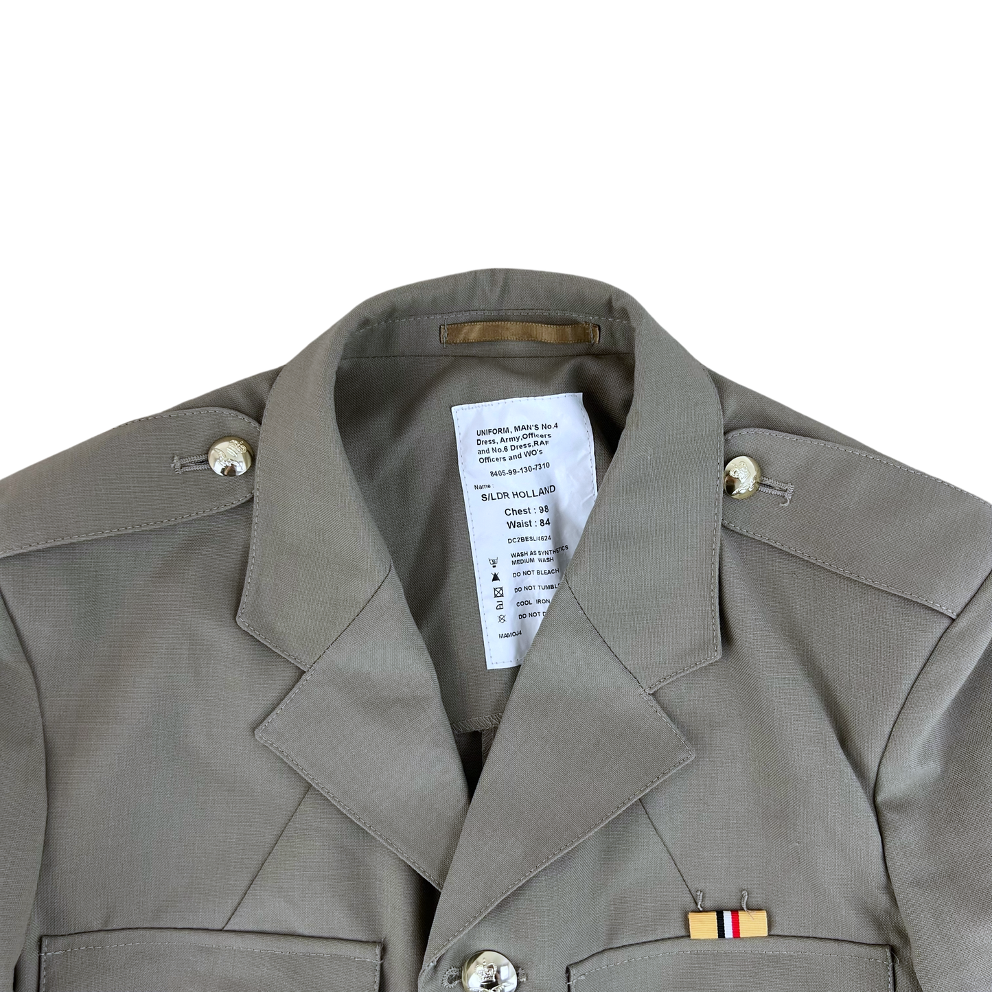 British RAF No. 6 Tropical Dress Jacket w/ Belt - Medium