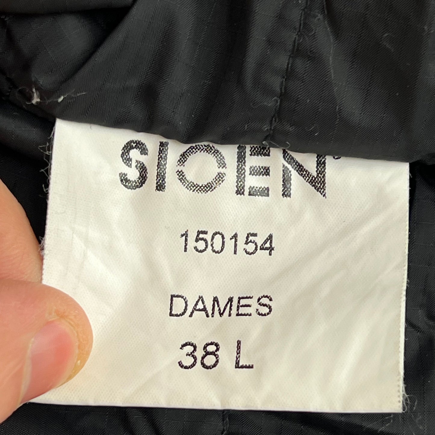 Dutch Army MoD Black Cold Weather Jacket / Jacket Liner - Medium