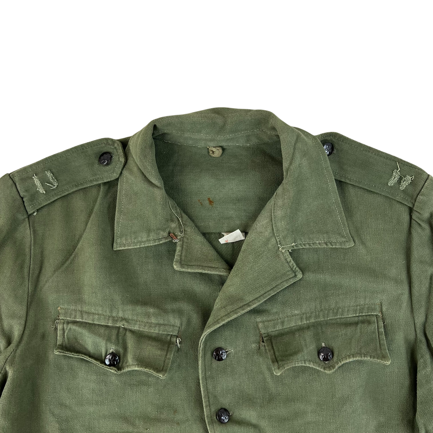 Bulgarian People's Army Olive Green Cossack Shirt - Large