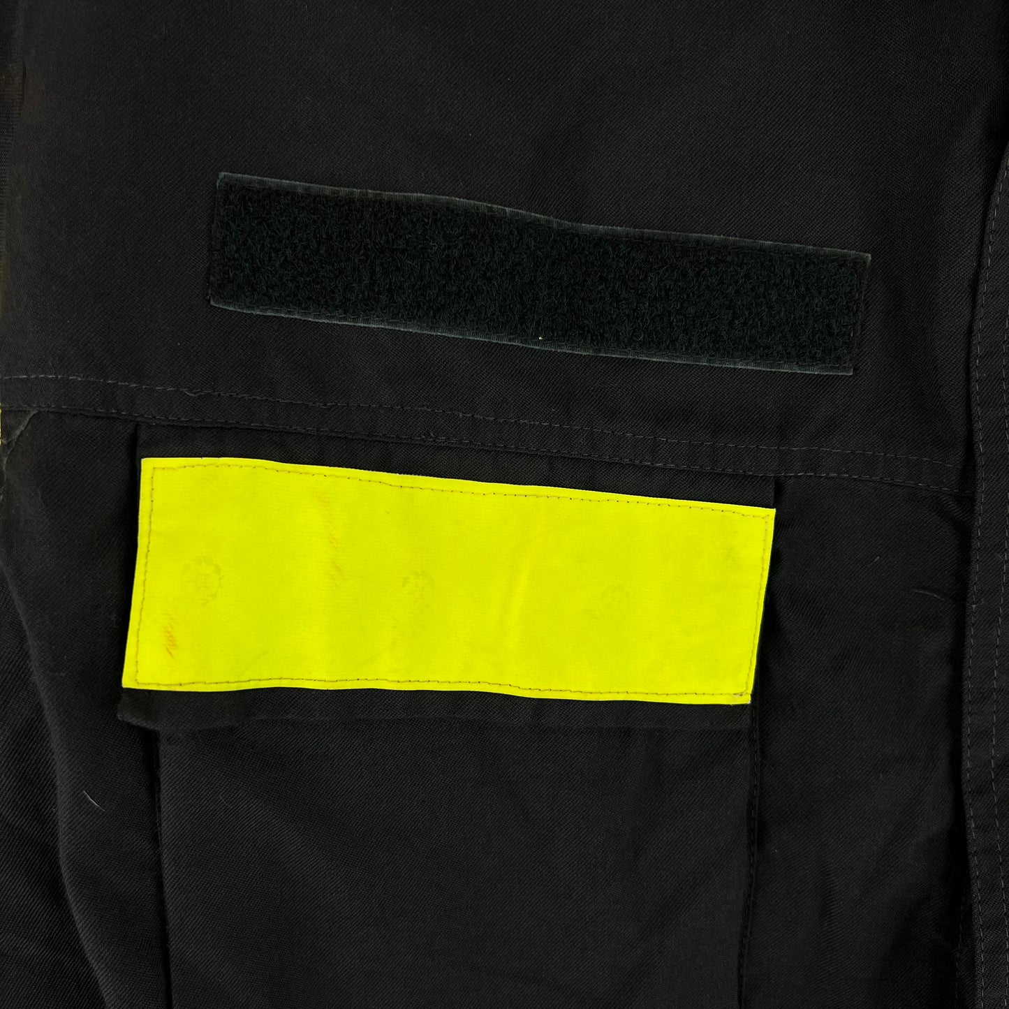 Italian Fire Services Hi-Vis Black Jacket - X Large