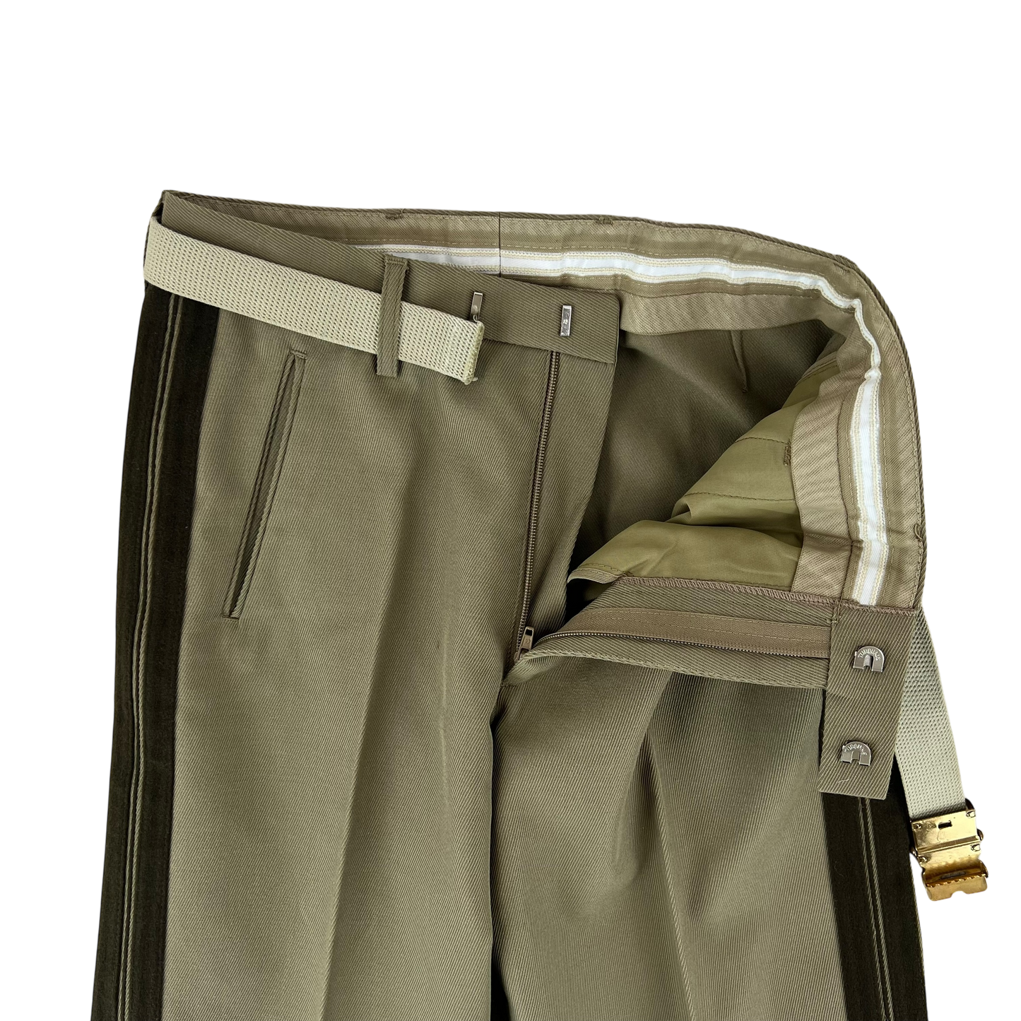 French Army Piped Dress Trousers - W30 L32.5