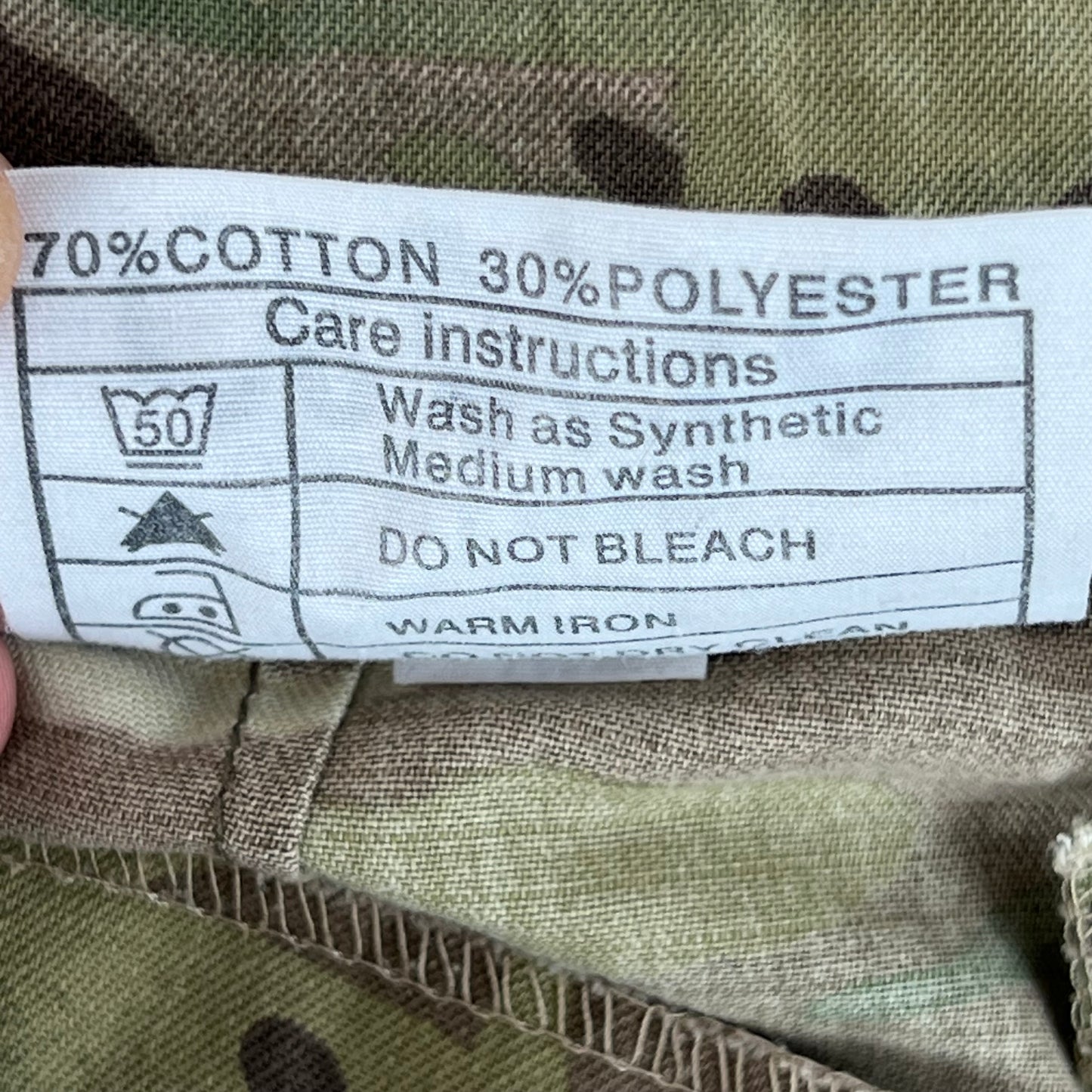British Army MTP Camouflage Shorts - W34