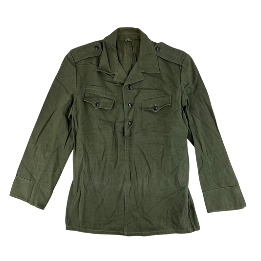 Bulgarian People's Army Olive Green Cossack Shirt - Medium