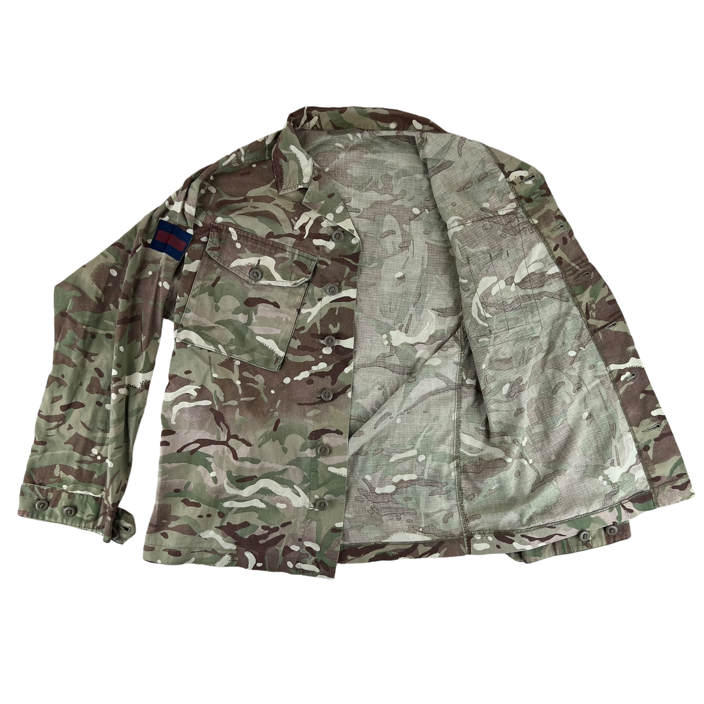 British Army MTP Camouflage Barracks Shirt w/ Patches - 180/104