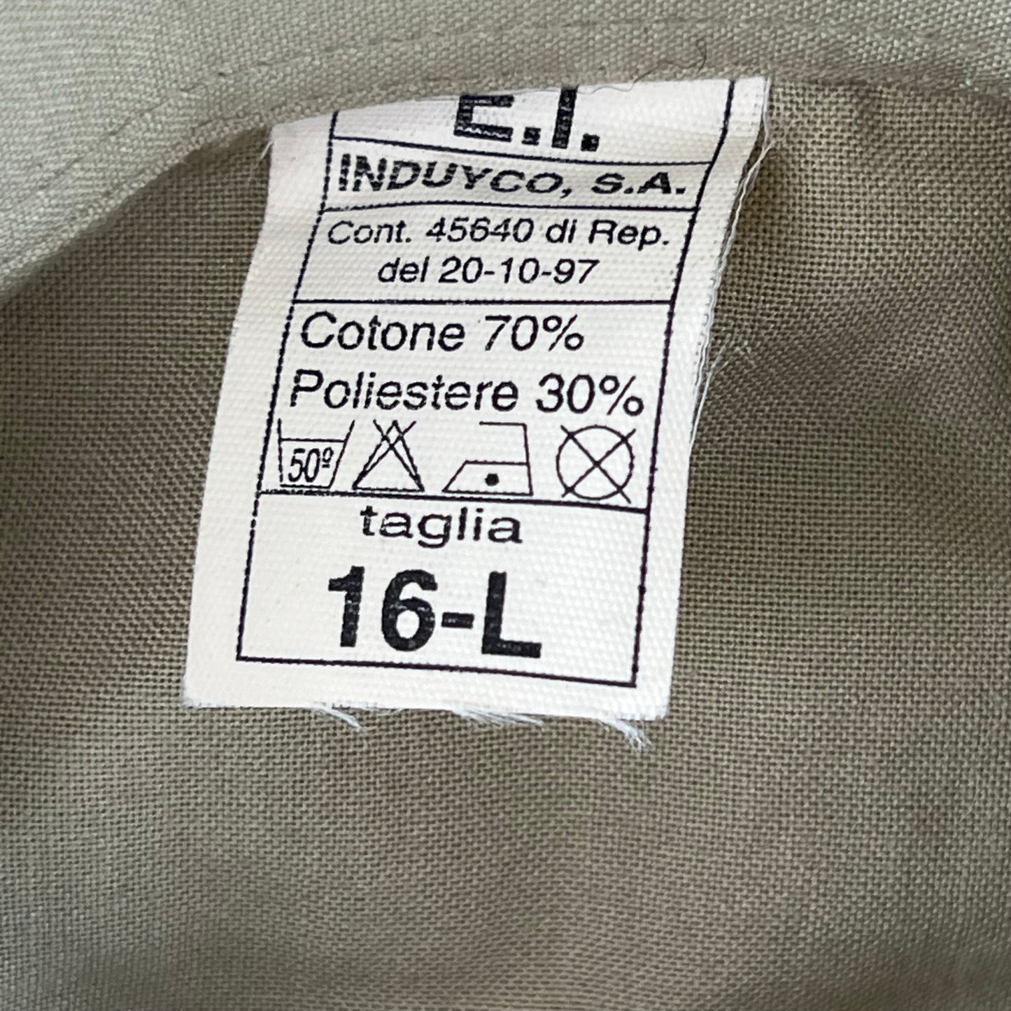 Italian Army Roma 75 Short Sleeve Safari Shirt - Small