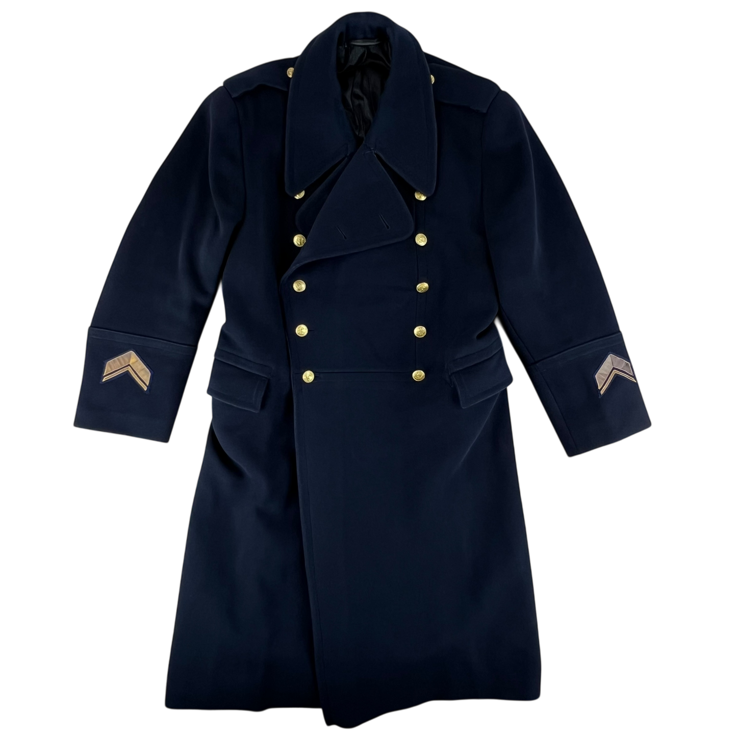 Finnish Navy Officer's M65 Wool Greatcoat - Medium
