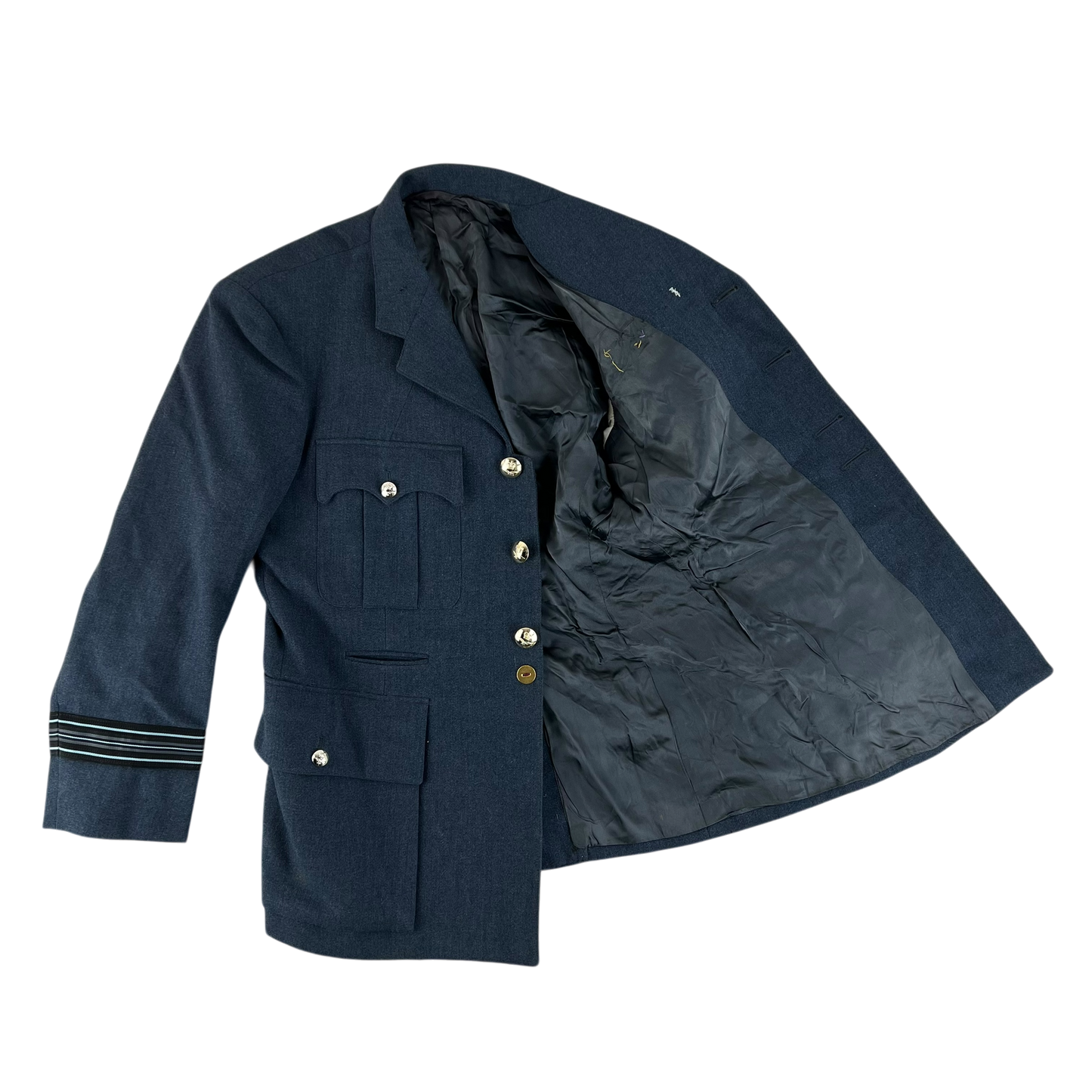 British Royal Air Force 70s No. 1 Dress Jacket w/ Belt - Medium