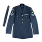 British Royal Air Force No. 1 Dress Jacket w/ Belt - Large 108L