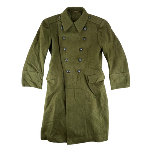 Romanian People's Army Khaki Wool Greatcoat - Medium