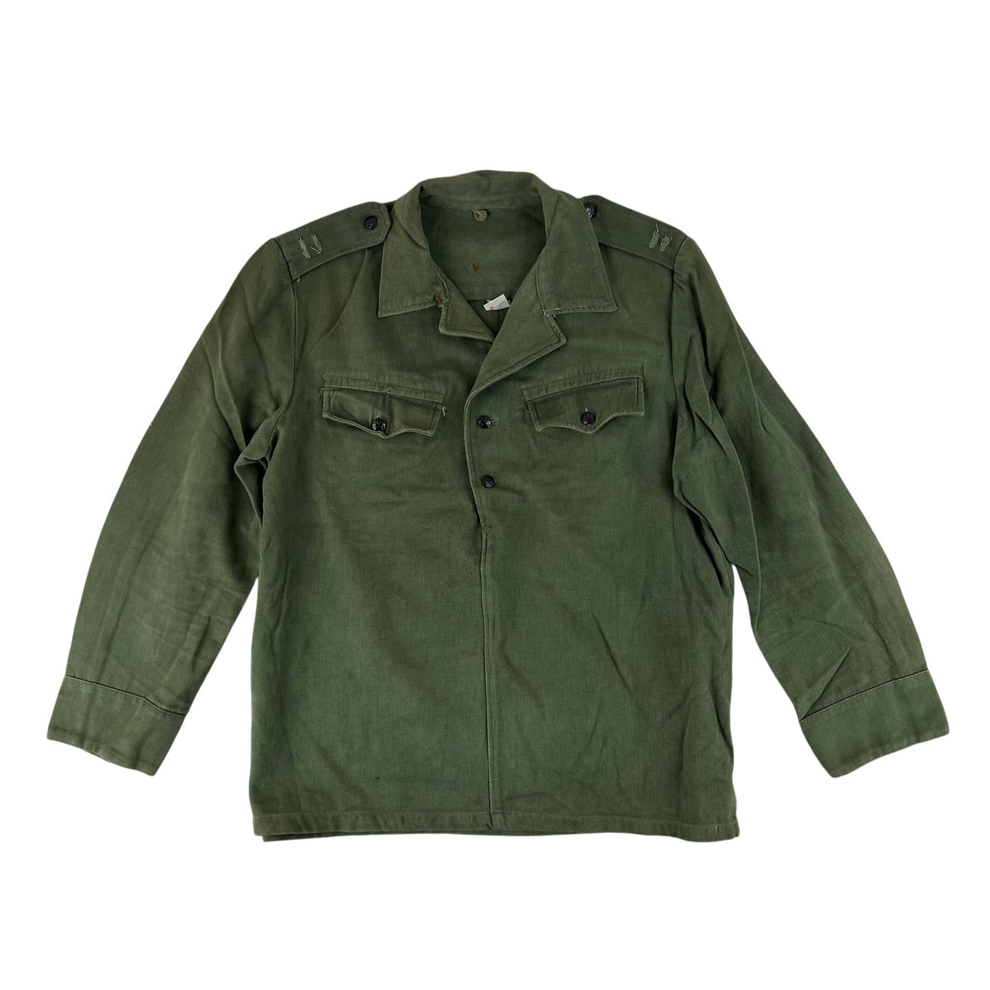 Bulgarian People's Army Olive Green Cossack Shirt - Large