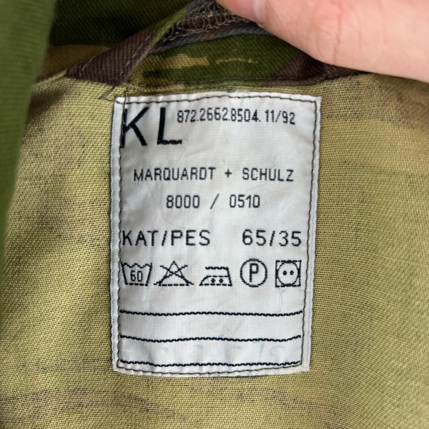 Dutch Army M93 DPM Woodland Camouflage Jacket - Large