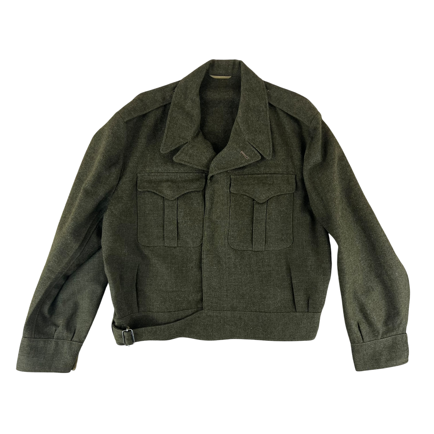 British Army 50s Khaki Ike Battle Dress Jacket - X Large