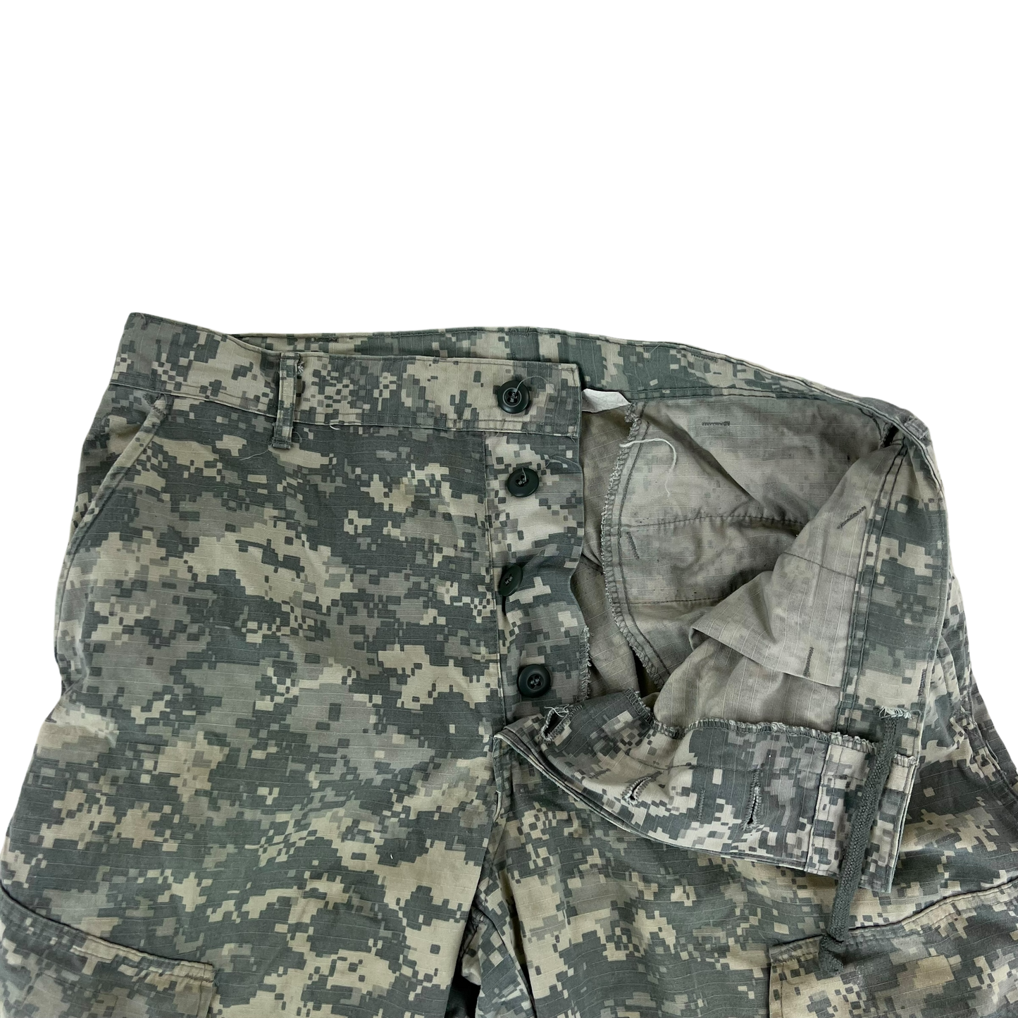 US Army UCP Pixel Camo ACU BDU Ripstop Combat Trousers - W36 L31