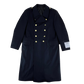 Finnish Navy Wool Blend Greatcoat - Large