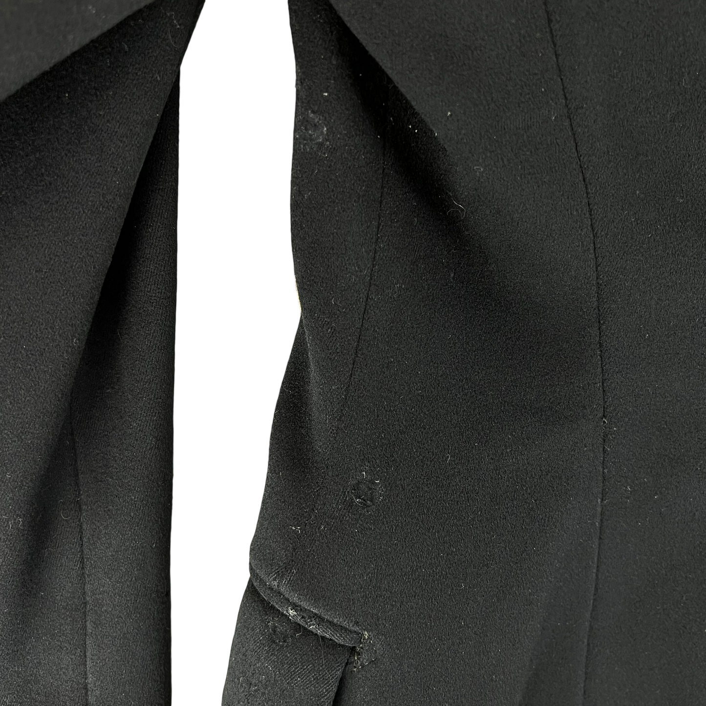 British Royal Naval Reserves 50s Black Dress Uniform - Jacket & Trousers w/ Ephemera - Medium