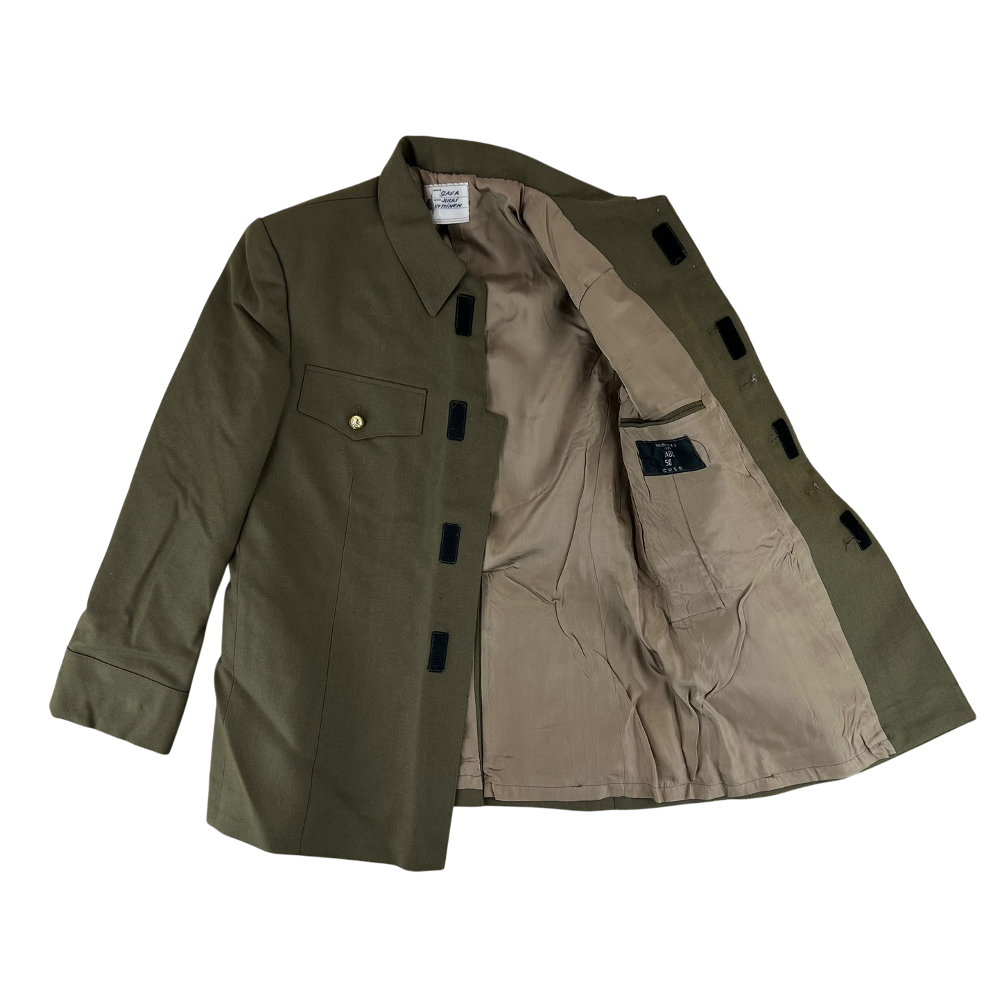 Belgian Army Khaki Tan Dress Jacket - Medium