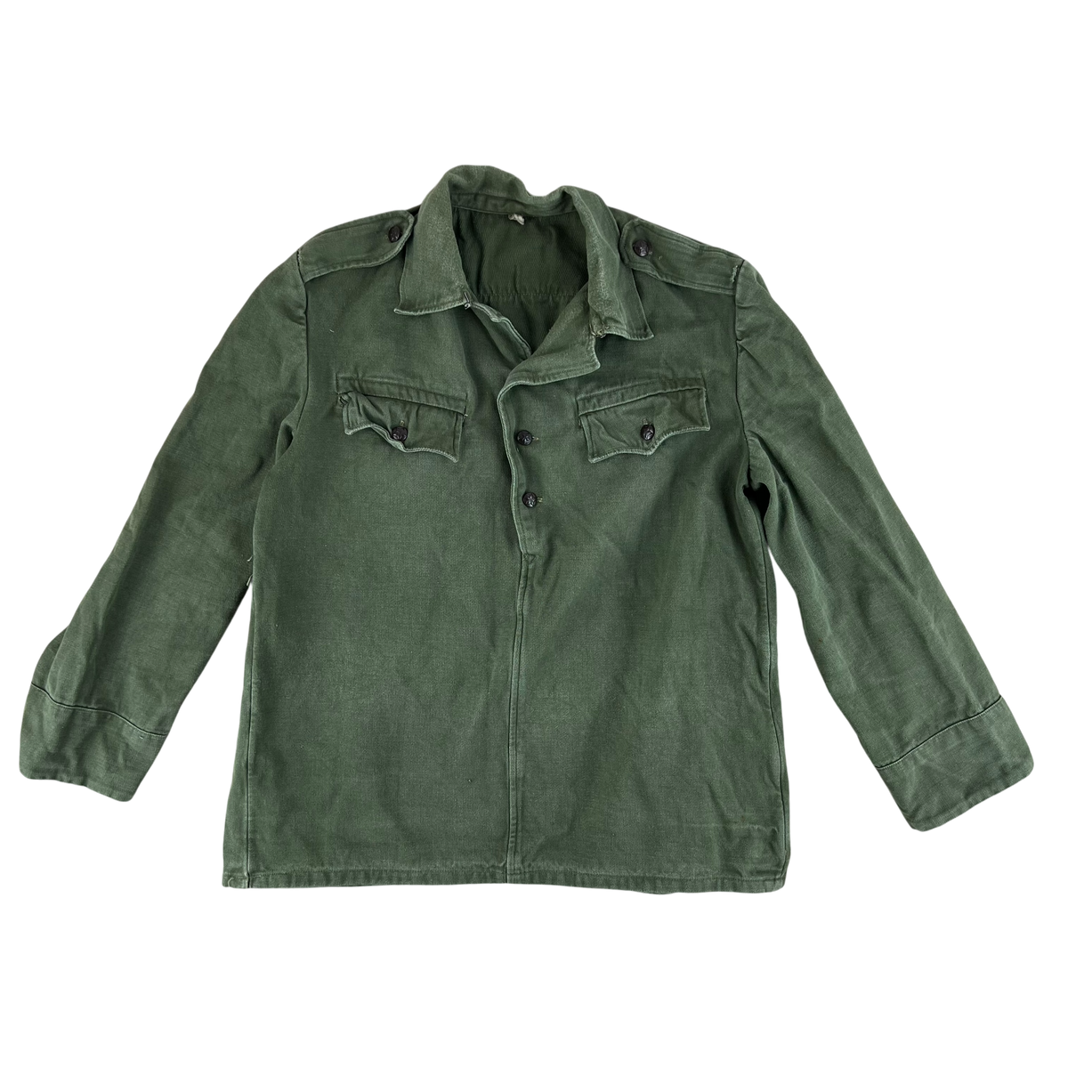 Bulgarian People's Army Olive Green Cossack Shirt - Large