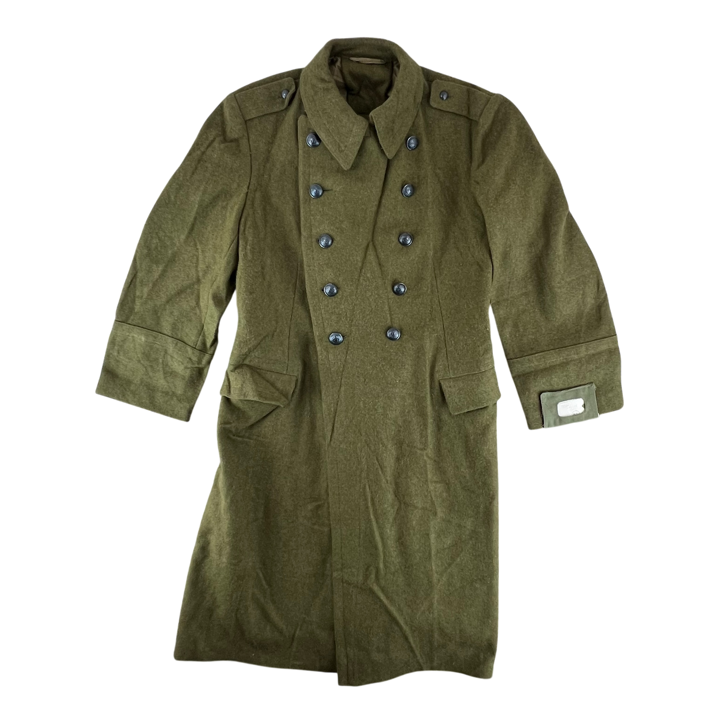 Romanian People's Army Khaki Wool Greatcoat - Medium