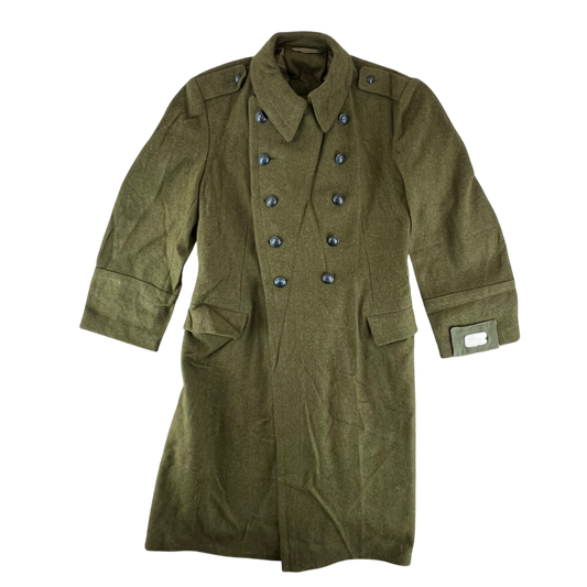 Romanian People's Army Khaki Wool Greatcoat - Medium
